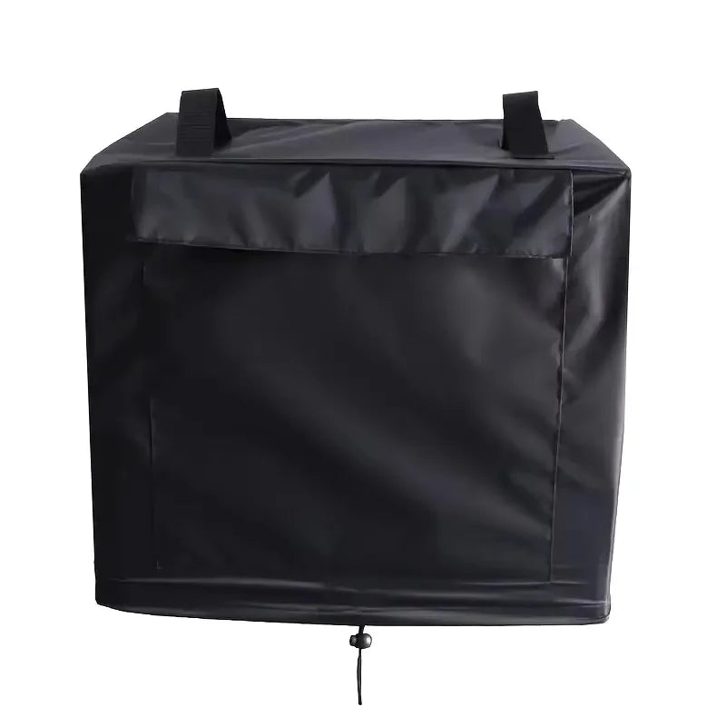 Housse four à pizza extérieur noire avec poches, 54,6 x 45,7 x 38,4 cm