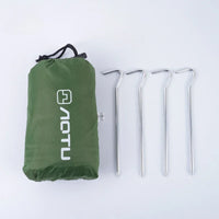 Bâche de sol camping Oxford 420D avec piquets, 3 tailles jusqu'à 240 x 220 cm