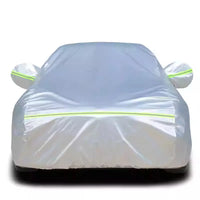 Housse voiture pour Renault Rafale argentée avec protection solaire, anti-rayures et sac de rangement