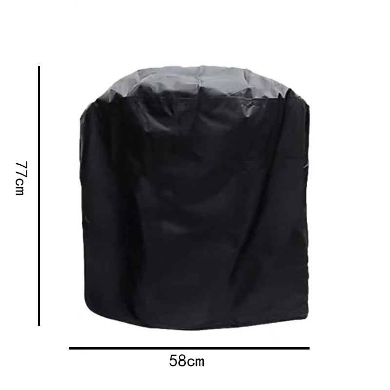Housse barbecue gaz noire imperméable anti-UV, Oxford polyester, 7 tailles