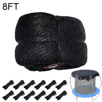 Housse trampoline pare-soleil en filet maille anti-UV, pour trampoline de 1,83 à 4,88 m