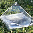 Bâche transparente PVC 450 g/m² à œillets, 2 x 2 m ou 2 x 3 m