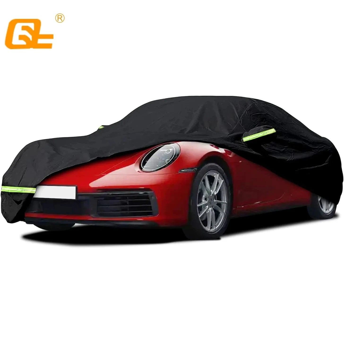 Housse voiture pour Porsche Macan, noire, imperméable et anti-UV, polyester 190T