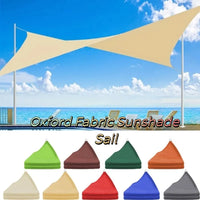 Voile d'ombrage en tissu Oxford respirante, 8 coloris, 2 x 2 ou 2 x 3 m