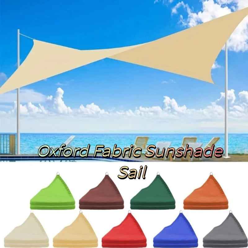 Voile d'ombrage en tissu Oxford respirante, 8 coloris, 2 x 2 ou 2 x 3 m