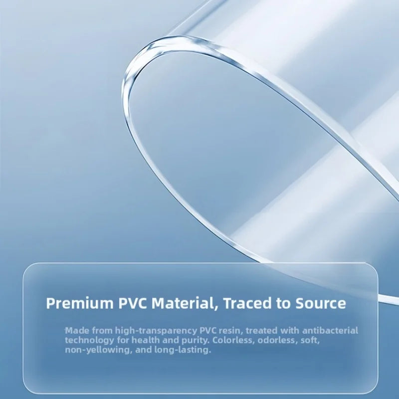 Rideau de porte magnétique en PVC transparent épais, coupe-vent, largeur 30 cm