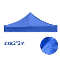 Toit de tonnelle 3x3 ou 2x2 m en Oxford 420D imperméable, rouge ou bleu