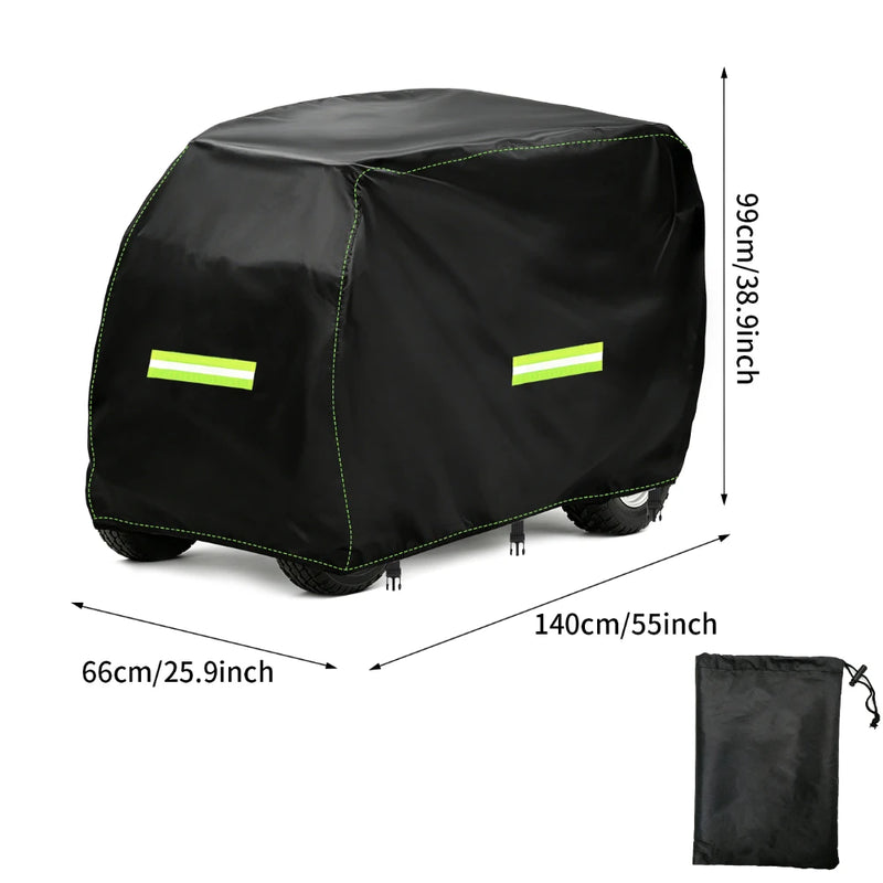 Housse de protection pour scooter de mobilité, Oxford 210D imperméable, 4 tailles