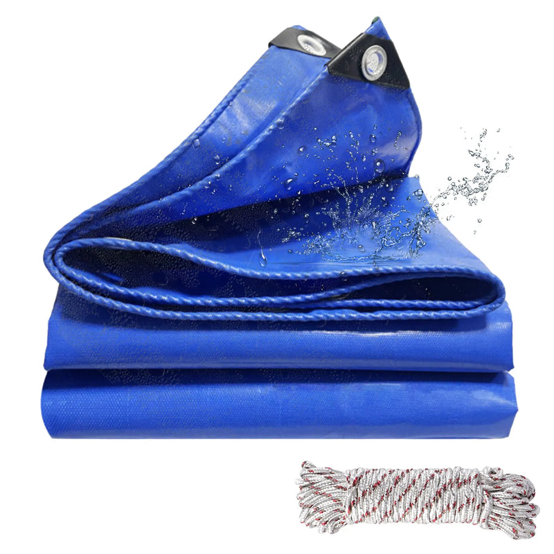 Bâche PVC imperméable à œillets 440 g/m², 4 coloris, 10 tailles jusqu'à 4 x 6 m