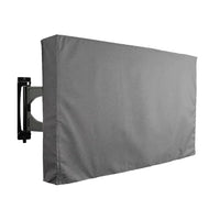 Housse TV extérieure universelle imperméable, noire, grise ou beige, de 22 à 75 pouces