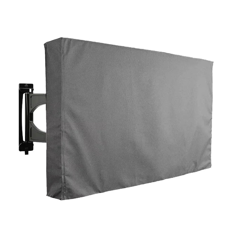 Housse TV extérieure universelle imperméable, noire, grise ou beige, de 22 à 75 pouces