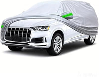 Housse voiture pour Hyundai Kona 2018-2025, Oxford 210D argentée, imperméable, ourlet élastique
