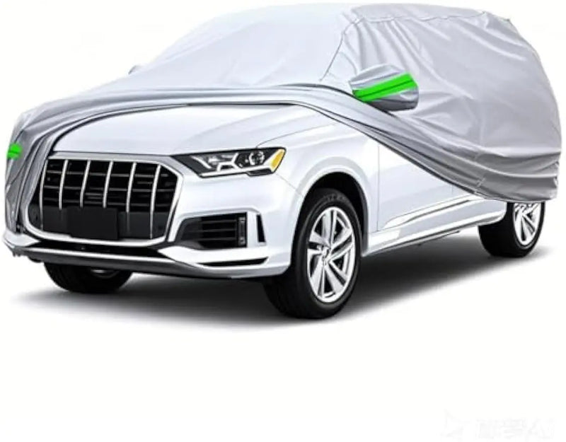 Housse voiture pour Hyundai Kona 2018-2025, Oxford 210D argentée, imperméable, ourlet élastique