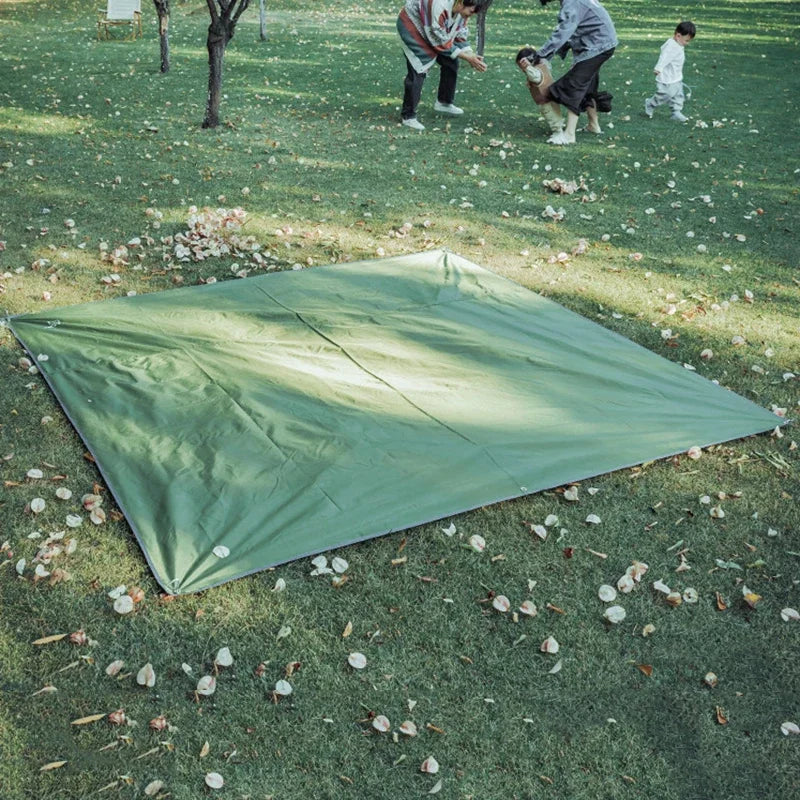 Bâche de sol camping Oxford 420D avec piquets, 3 tailles jusqu'à 240 x 220 cm