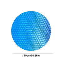 Bâche à bulles piscine ronde ou rectangulaire en PE, de 180 à 360 cm, coupe libre