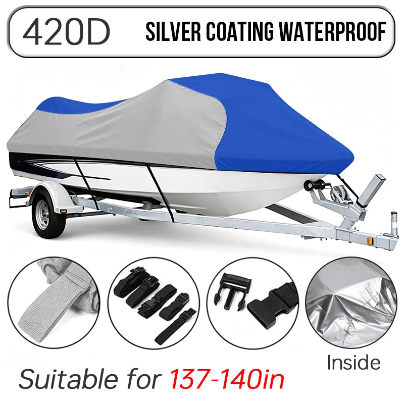 Housse jet ski compatible avec Yamaha WaveRunner EXR et VX Cruiser, Oxford 210D ou 420D