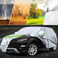 Housse voiture pour Land Rover Range Rover Evoque 2011-2025, argentée, imperméable, anti-UV, porte zippée