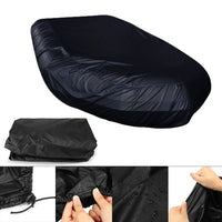 Housse bateau gonflable en V imperméable anti-UV, gris ou noir, 7 tailles de 2,3 à 5,2 m