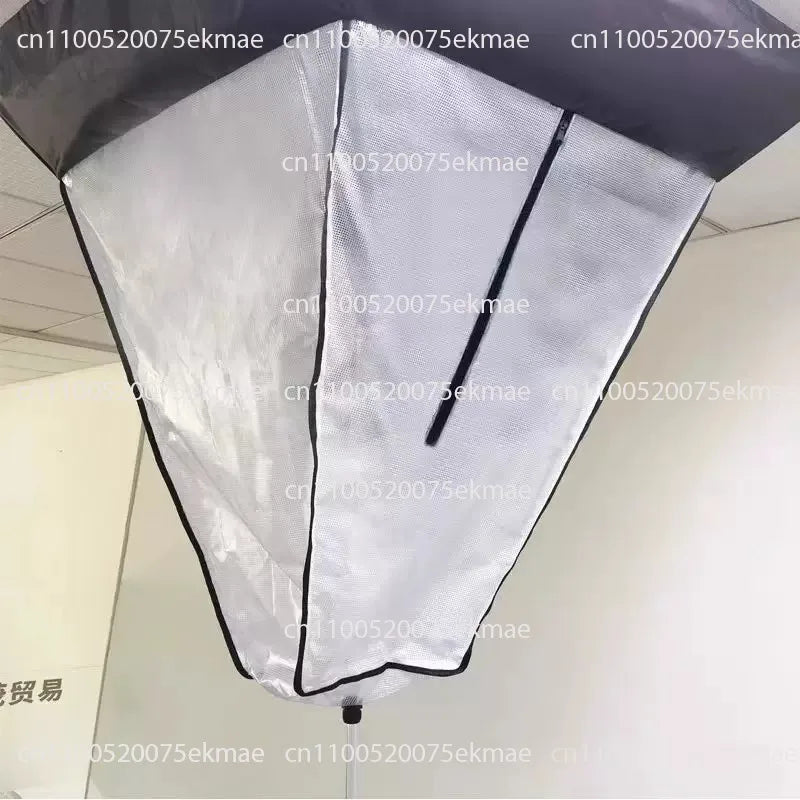 Sac de nettoyage imperméable en TPU pour climatiseur de plafond, 100 x 115 cm, fermeture éclair