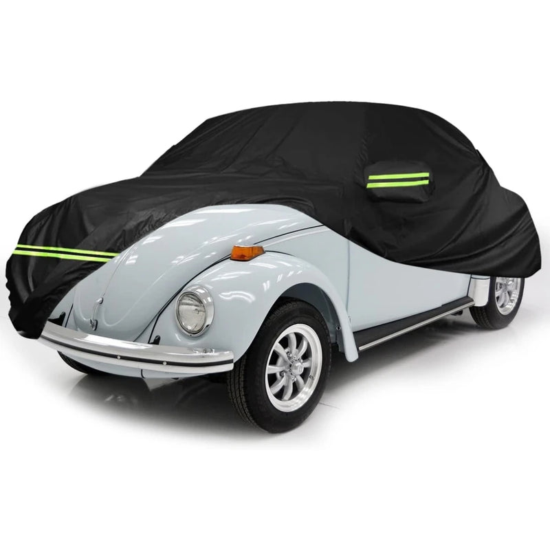 Housse voiture pour Volkswagen Coccinelle Beetle 1960-1980, noire, taffetas 210T imperméable