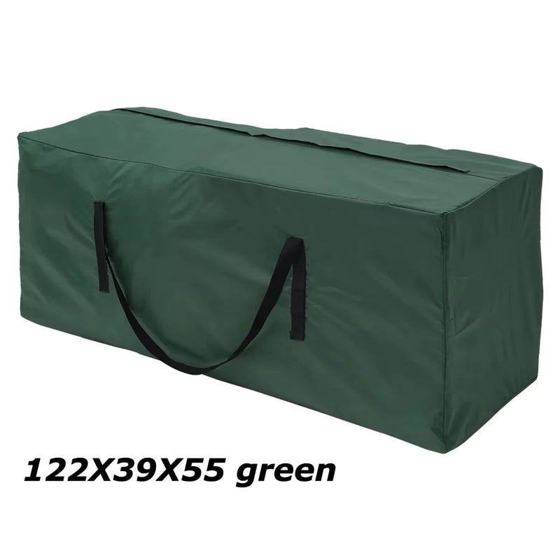 Grand sac de rangement pour coussins de jardin, couettes et sapin de Noël, Oxford imperméable