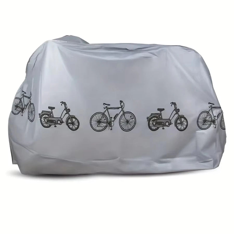 Housse de vélo imperméable et anti-poussière, intérieur et extérieur, grise ou noire