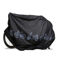 Housse de vélo en EVA imperméable avec bandes auto-agrippantes, gris ou noir, anti-pluie et anti-soleil