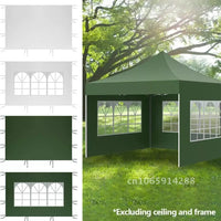 Bâche latérale pour tonnelle 3x2 m en Oxford imperméable, avec ou sans fenêtres, 4 coloris