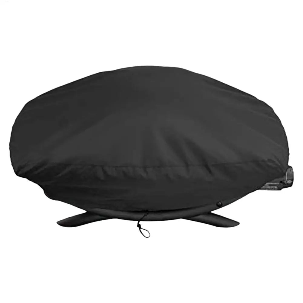 Housse de barbecue compatible avec Weber Q1000, Q1200 et Q1400, tissu Oxford noir imperméable