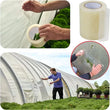 Ruban de réparation transparent anti-UV pour film de serre agricole, 10 m, 4,8 à 20 cm