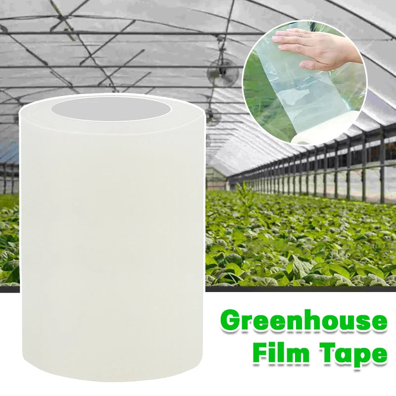 Ruban de réparation pour film de serre, transparent anti-UV, 10 m, largeur 3 à 15 cm