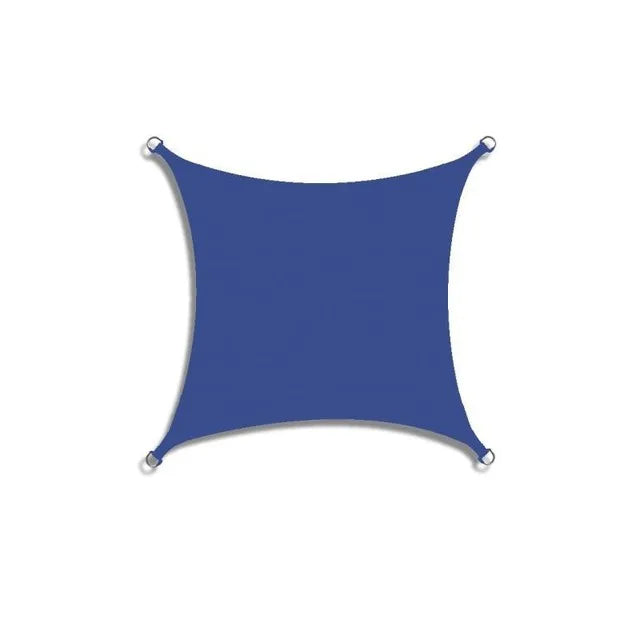 Voile d'ombrage carré ou rectangulaire polyester 300D imperméable, 15 tailles, 11 coloris