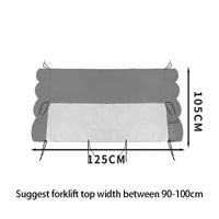 Bâche de toit pour chariot élévateur en PVC imperméable, 105 x 125 ou 105 x 140 cm