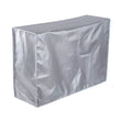 Housse de climatiseur extérieur et de pompe à chaleur, polyester argenté imperméable, 75 à 105 cm