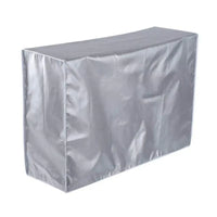 Housse de climatiseur extérieur et de pompe à chaleur, polyester argenté imperméable, 75 à 105 cm