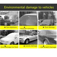 Housse de voiture extérieure complète noire anti-UV avec bandes réfléchissantes, berline et SUV