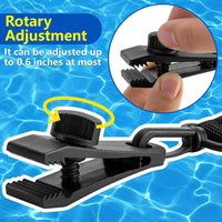 Kit d'attaches pour enrouleur de bâche solaire de piscine, sangles et pinces, 18 ou 24 pièces