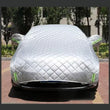 Demi-housse voiture anti-grêle épaisse 3 couches, Oxford, coton et polyester, 4 tailles de 5,2 à 5,8 m