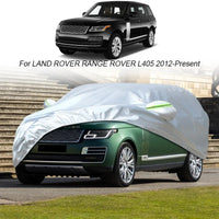 Housse voiture pour Range Rover Evoque L538 et L551, Oxford argenté imperméable, depuis 2014