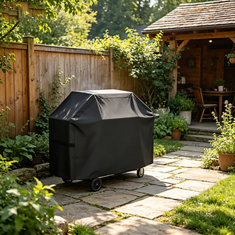 Housse barbecue universelle étanche en polyester, 8 tailles de 71 à 190 cm