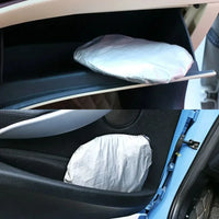 Pare-soleil pare-brise voiture pliable argenté réfléchissant, 150 x 70 cm, avec sac de rangement