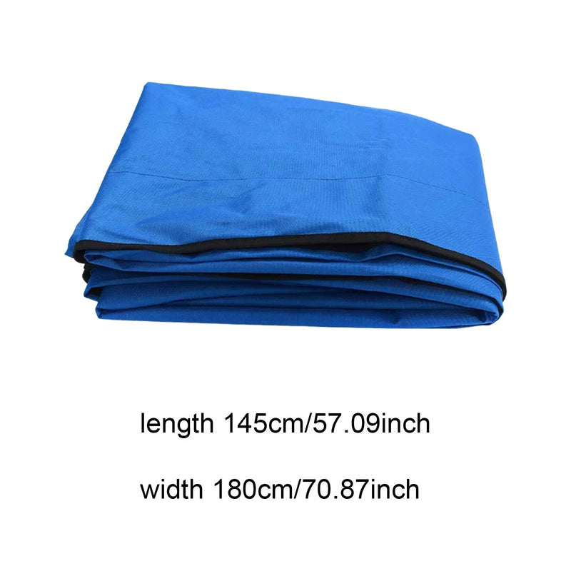 Toile de remplacement pour bimini de bateau 3 arceaux, bleue, Oxford PVC, 4 tailles