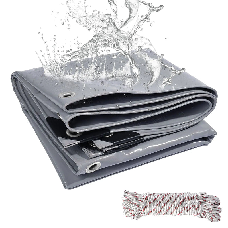 Bâche PVC imperméable à œillets 440 g/m², 4 coloris, 10 tailles jusqu'à 4 x 6 m