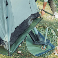 Bâche de sol camping Oxford 420D avec piquets, 3 tailles jusqu'à 240 x 220 cm