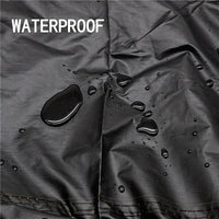 Housse de bateau noire 190T anti-UV, imperméable, pour bateau de 3,35 à 6,71 m