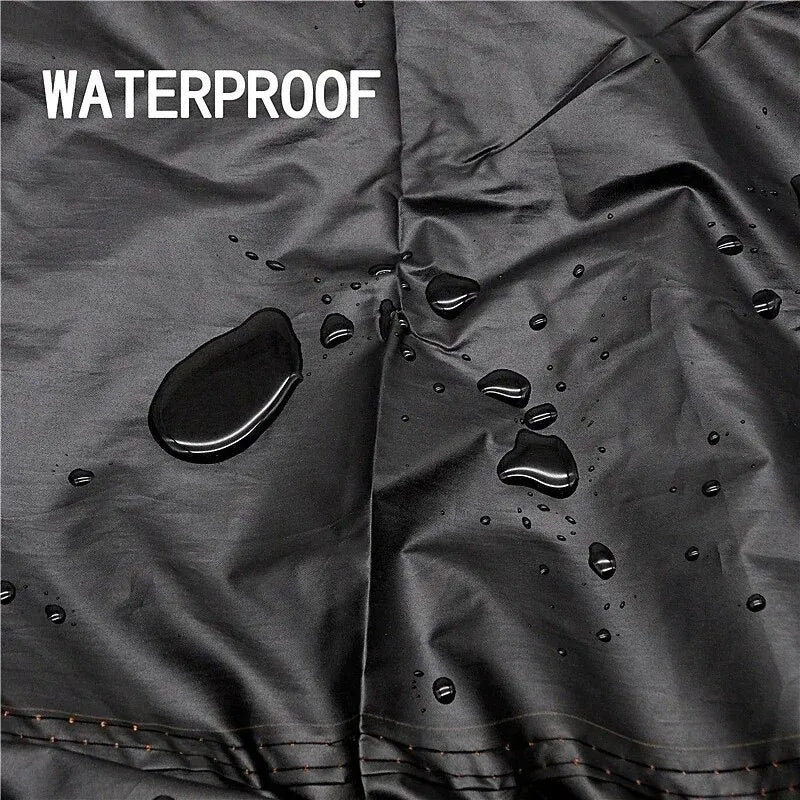 Housse de bateau noire 190T anti-UV, imperméable, pour bateau de 3,35 à 6,71 m