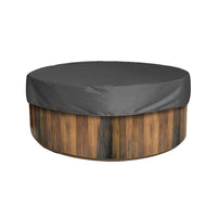 Housse ronde pour spa imperméable avec cordon de serrage, jusqu'à 200 x 30 cm, 5 coloris
