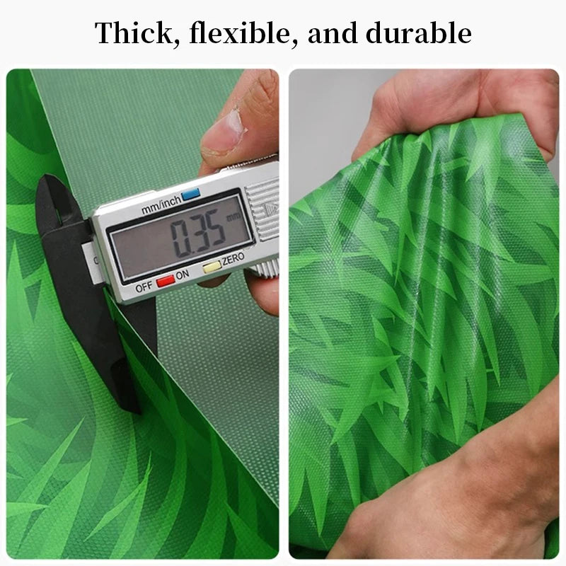 Bâche PVC verte et camouflage 450 g/m² à œillets, 3 motifs, de 2 x 1,5 à 3 x 4 m