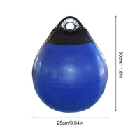 Bouée pare-battage gonflable en PVC, anti-collision, 25 x 30 cm, bleu, rouge ou jaune