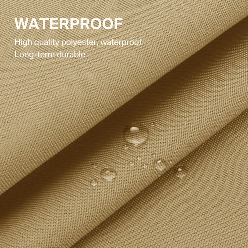 Voile d'ombrage imperméable anti-UV en polyester 160 g/m², triangle, carré ou rectangle